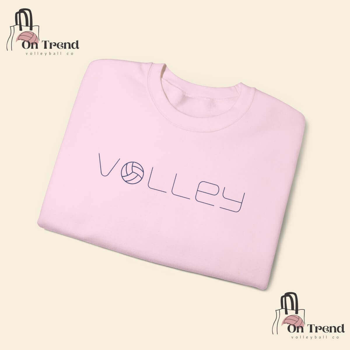 25448-80.jpg - On Trend Volleyball Co Minimalist Volleyball Sweatshirt, Unisex