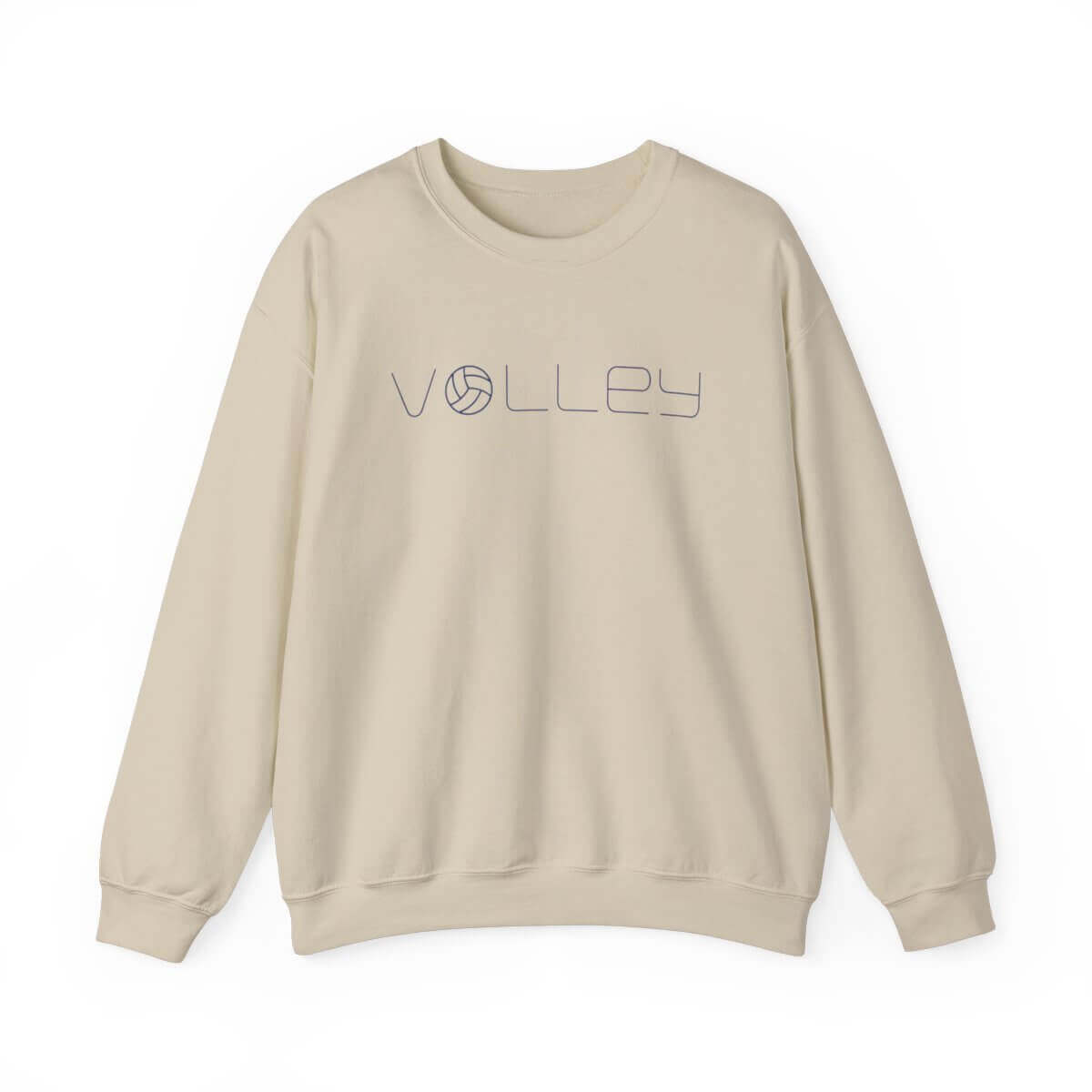 25456-78.jpg - On Trend Volleyball Co Minimalist Volleyball Sweatshirt, Unisex