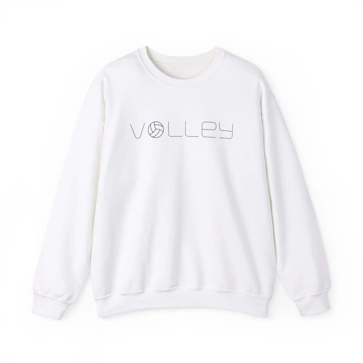 25458-78.jpg - On Trend Volleyball Co Minimalist Volleyball Sweatshirt, Unisex
