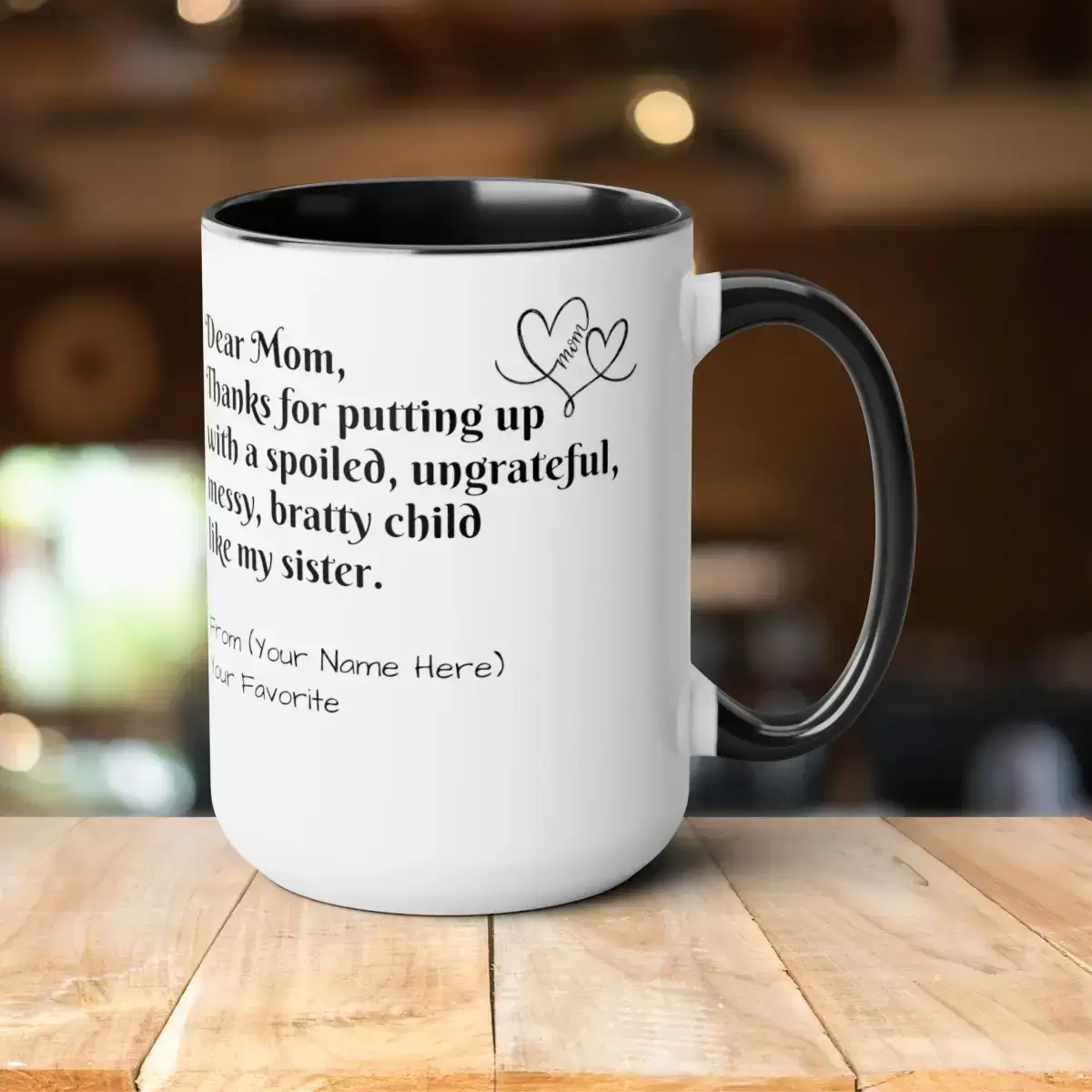 91232-2.jpg - On Trend Volleyball Co Personalized Mug for Mom About Sister