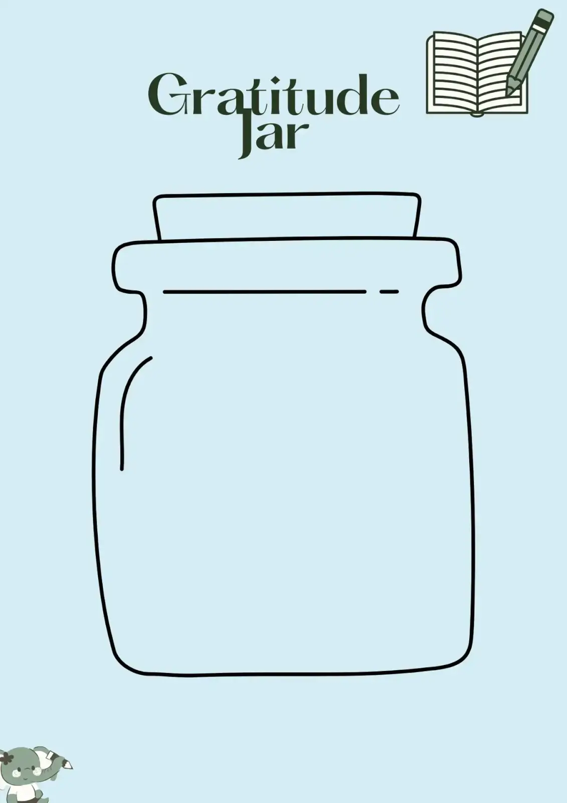 The Best Gratitude Journal | INSTANT DOWNLOAD