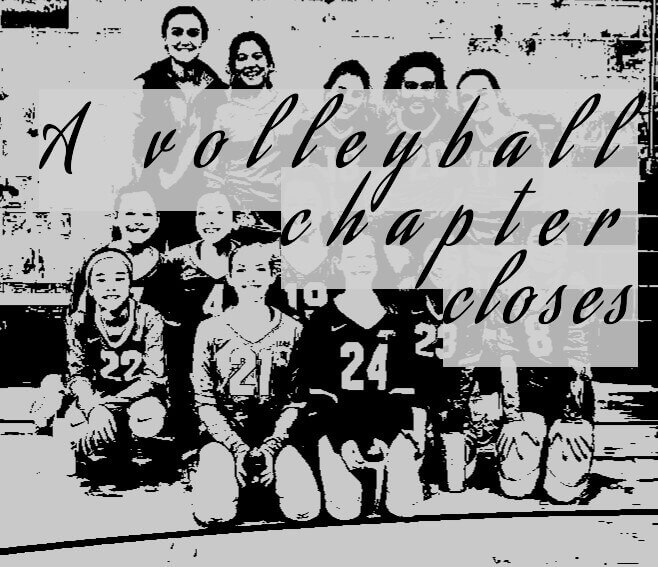 A volleyball mom reflects back on the young teams her daughter was involved in for club volleyball.