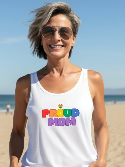 Proud Mom Tank Top | LGBTQ+ Pride