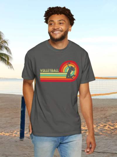 Vintage Retro Volleyball Tee