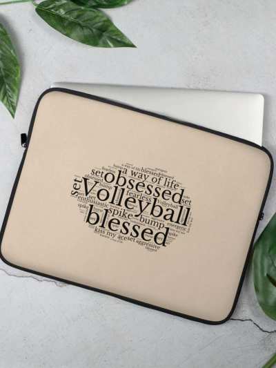 Laptop Case | Neoprene Volleyball Laptop Sleeve