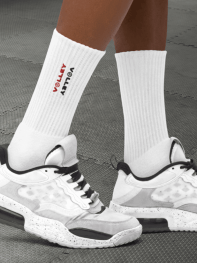 Stylish Embroidered Volleyball Socks
